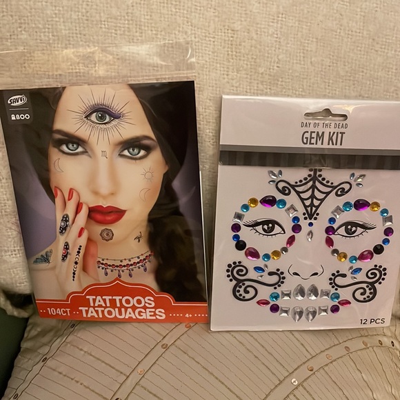 Suit Yourself Costume 12 Piece Gem💎 Kit & 104 Ct Tattoos Kit Bundle.NWT🔺FIRM🔺 - Picture 6 of 6
